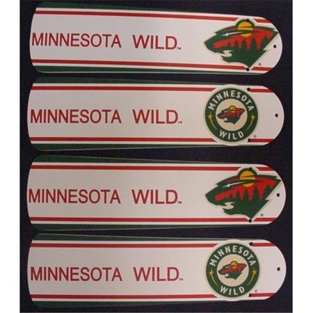 CEILING FAN DESIGNERS Ceiling Fan Designers 42SET-NHL-MIN New NHL MINNESOTA WILD 42" Ceiling Fan BLADES ONLY 42SET-NHL-MIN